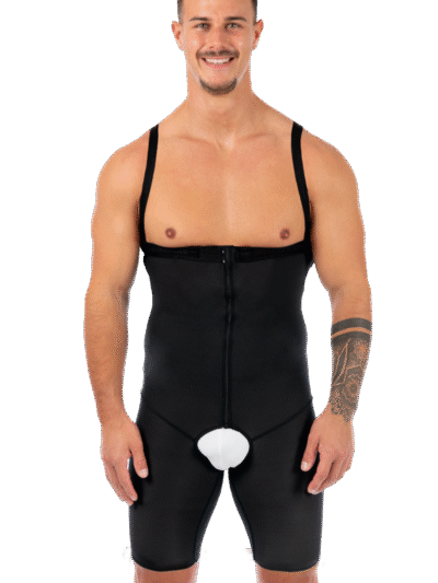 short lipo-panty homme